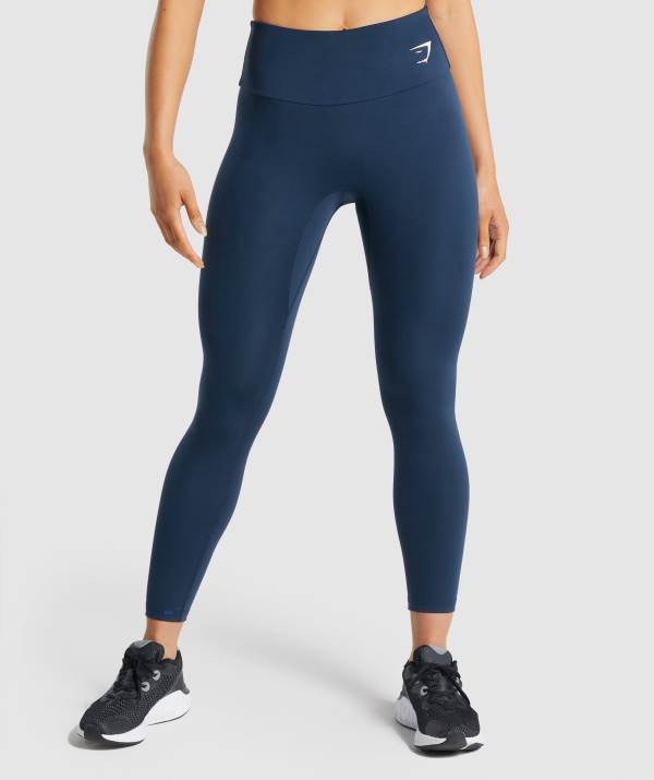 Damske Legíny Gymshark Training Námornícka Modrá | MG4097261